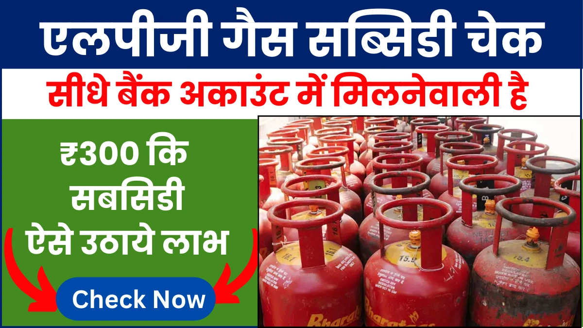 LPG Gas Subsidy Check